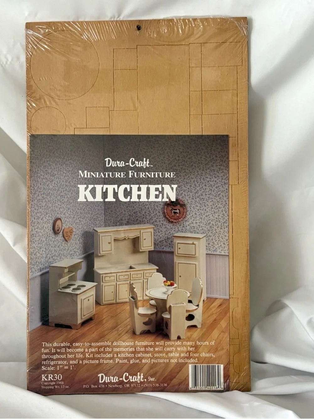 Vintage 80s duracraft doll house wood furniture set brand new sealed home craft